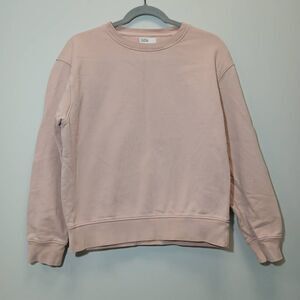 Colorful standard womens small blush pink organic cotton sweatshirt